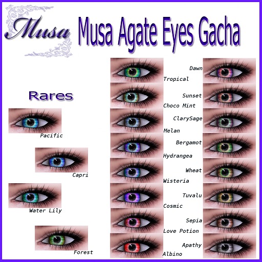 !Musa! Agate Eyes Choco Mint