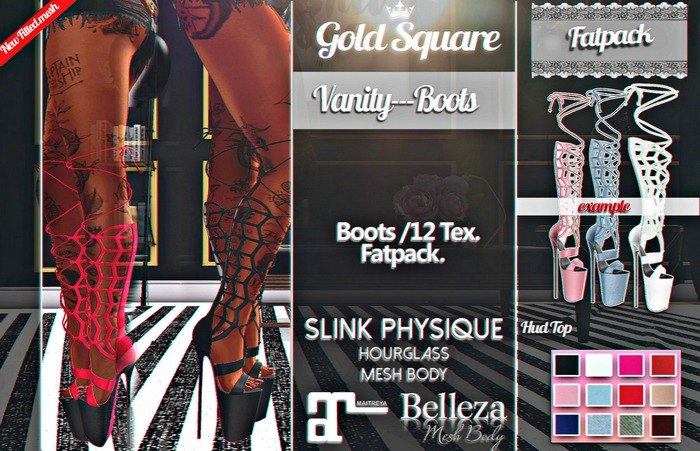 G'Square.{Vanity Boots} Fatpack/12 tex.