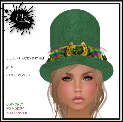 Etc. St. PATRICK'S DAY HAT