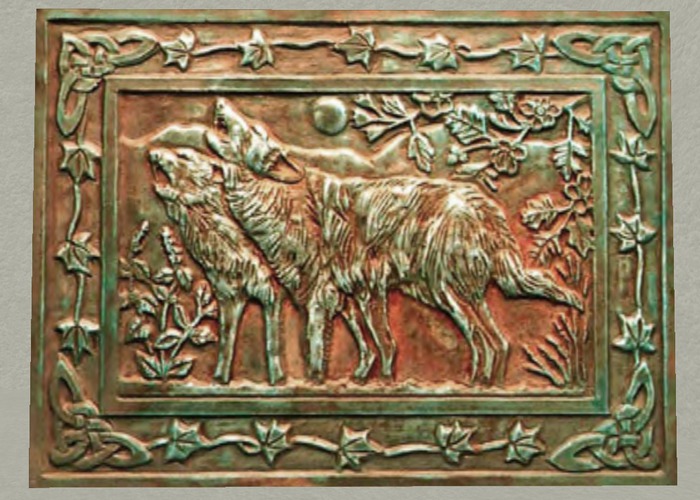 Garden Plaque - Wolf
