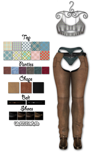 Graffitiwear Group 2 Women's Chaps Outfit