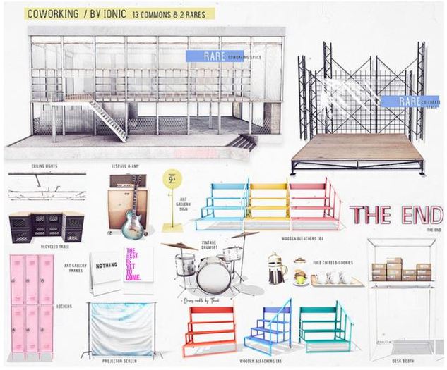 ionic : Vintage Drumset