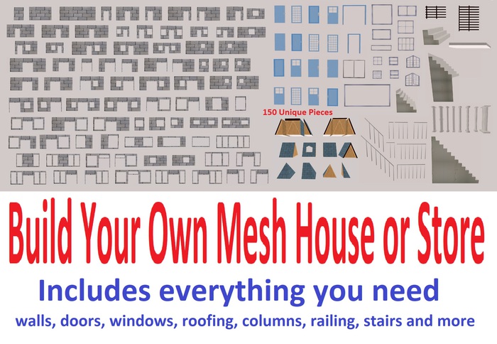 Mesh House Building Kit