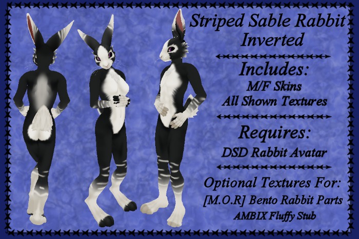 Second Life Marketplace - Sable Rabbit Mod - Inverted [retired]