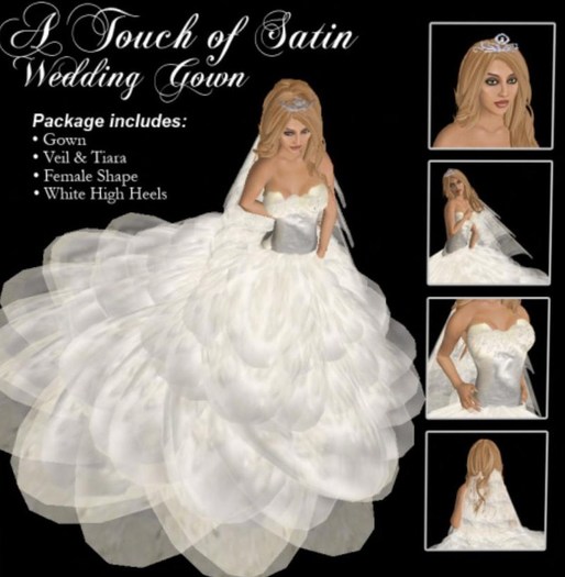 Touch of Satin Wedding Gown
