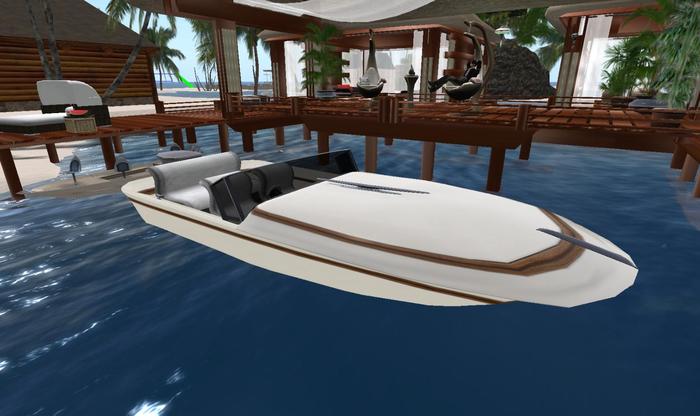 Speedboat White Wood P&S Design