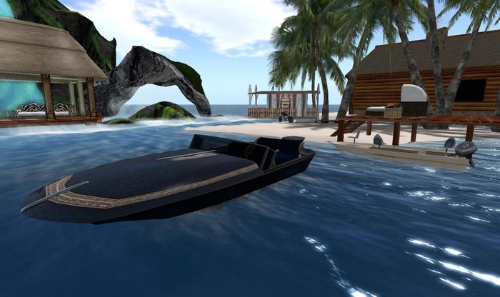 Speedboat Victorian Blue P&S Design