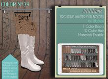  Addams "Frostine" Winter Boots Mesh -Maitreya, Slink, Belleza #39