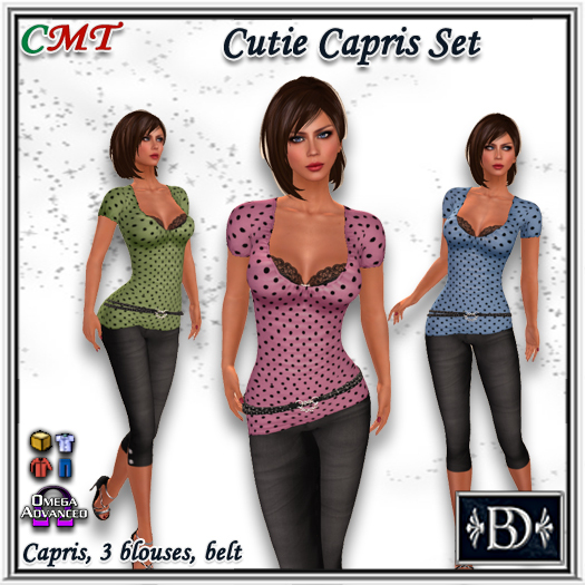 < BD > Cutie Capris Set