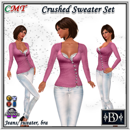 < BD > Crushed Sweater Set