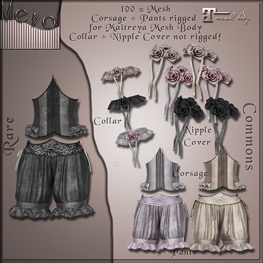 Meva Dace Corsage Black Rare Box