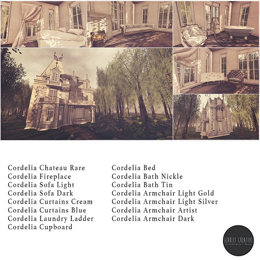 Scarlet Creative The Arcade Mar 17 Cordelia Bath Tin BT