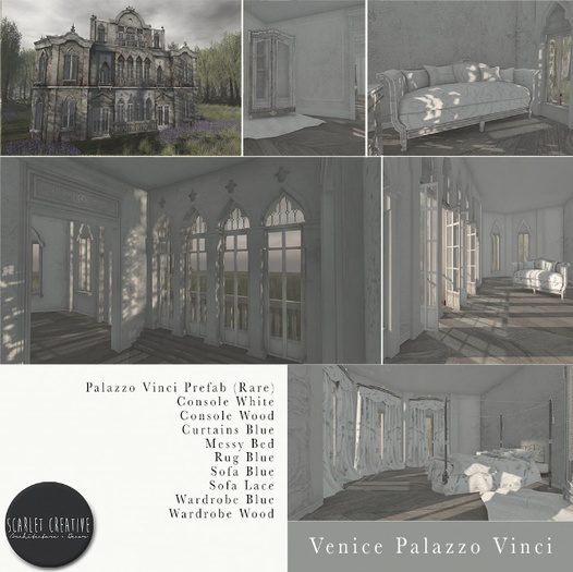 Scarlet Creative - The Arcade:  Venice Wardrobe Blue MT