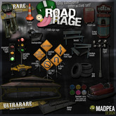 MadPea Road Rage - Bumper Car - White