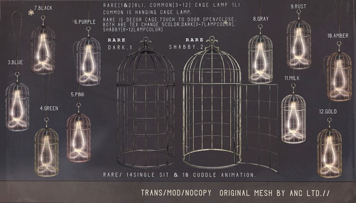 4){anc} cage. ornament {green}