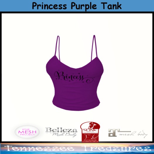 Princess purple Tank Top