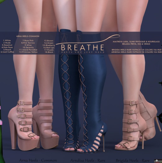 [BREATHE]- Arna Heels-Pink Yarrow-M.LARA