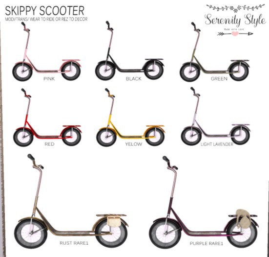 Serenity Style- Skippy Scooter  GREEN