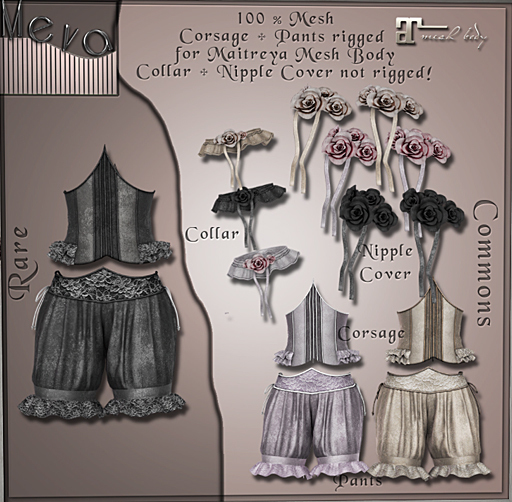 Meva Dace Taupe Corsage Box