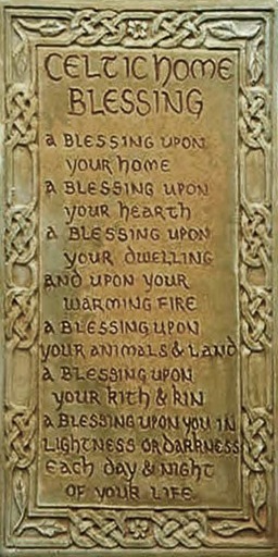 Celtic Blessing plaque