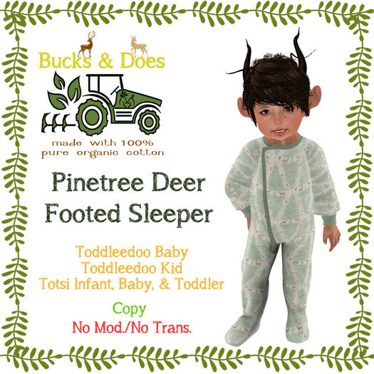 [Bucks & Does] Pinetree deer sleeper