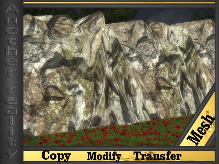 Mesh WALL Rocks- IID30
