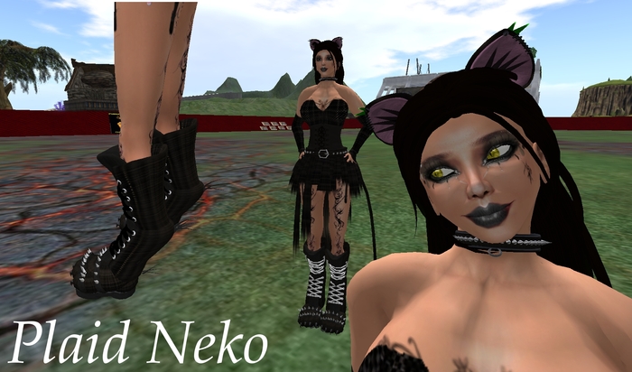 Plaid Neko Avatar