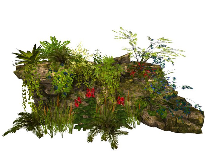 MSD - Gray Stone Cliff Garden - Alexandria (25 LI) C/M 