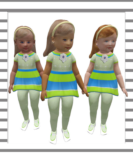 Pat A Kake! Pretty Spring Irish Flower Dress