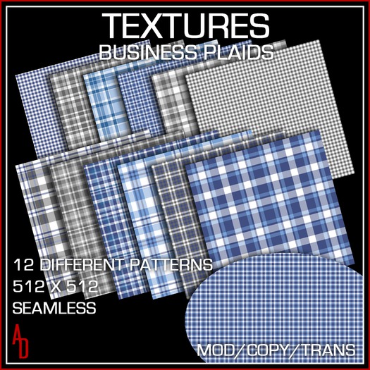 *AD* Textures - Business Plaids