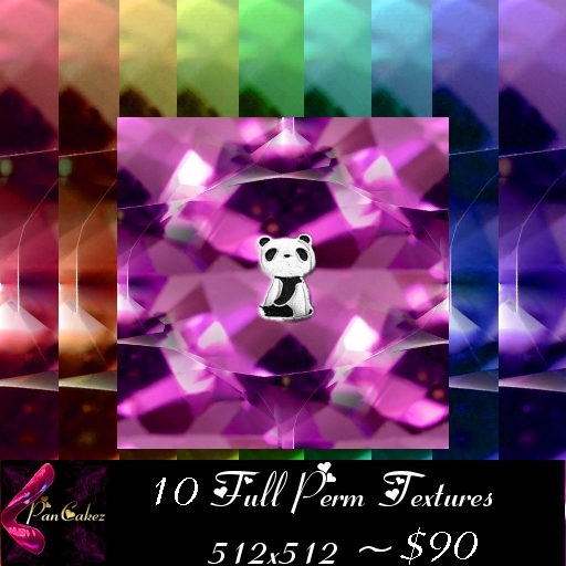 *PanCakez* Inlaid Charm Textures - Panda