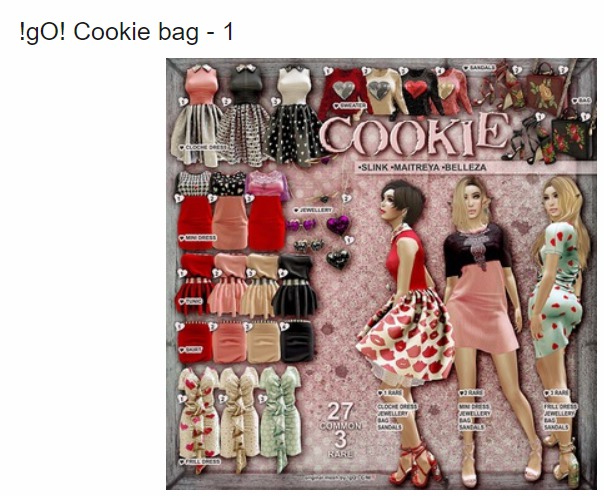 !gO! Cookie bag - 1