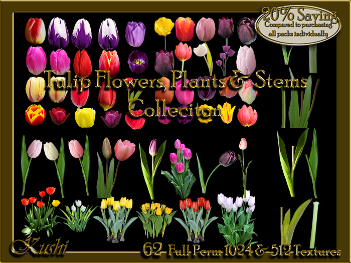 Tulip Collection Alpha Textures