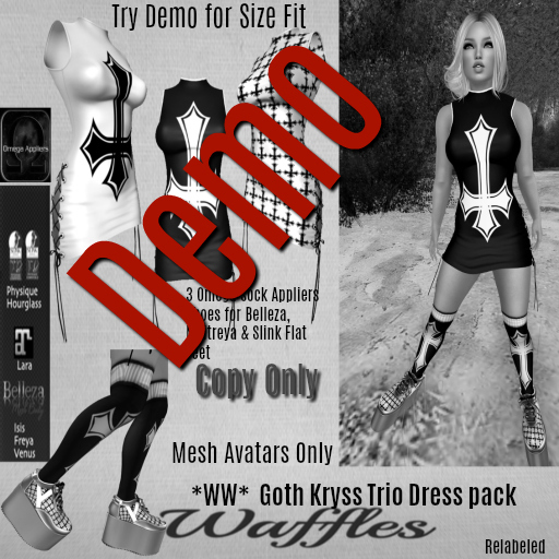 *WW* DEMO Lace up dress