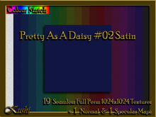 Pretty As A Daisy  #02 Satin Seamless Textures