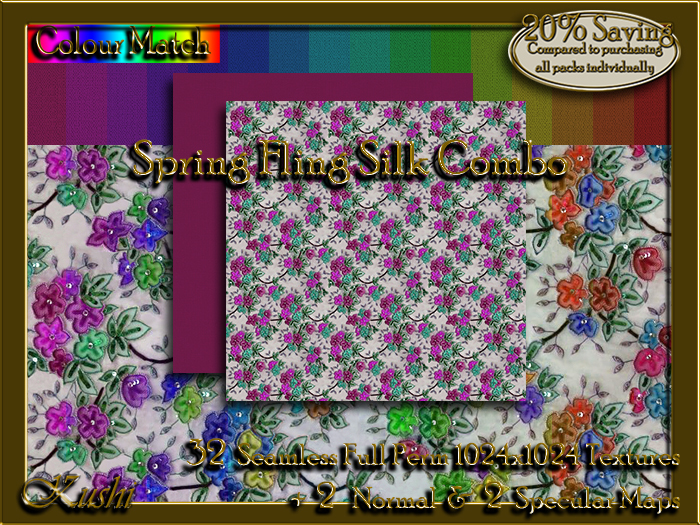Spring Fling Combo Seamless Textures 