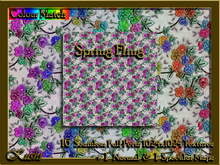 Spring Fling Seamless Textures