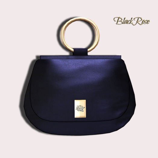 BlackRose Ring Handles Bag Blue