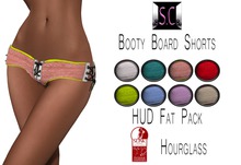 .:S.C:. Booty Board Shorts - Fat Pack - Slink Hourglass