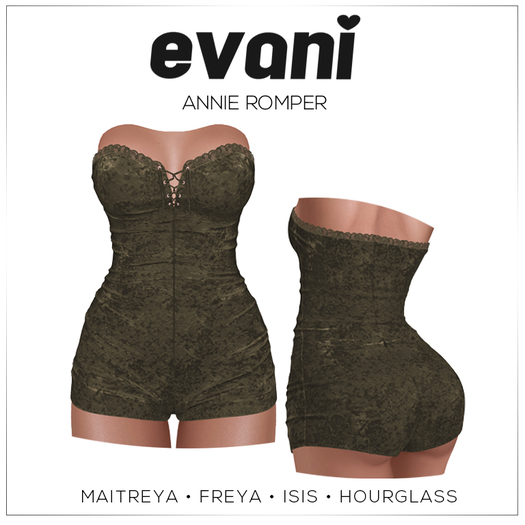 EVANI - Annie romper [Olive]