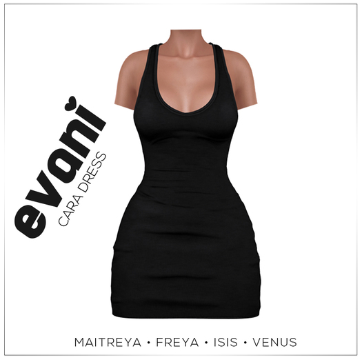 #EVANI-Cara dress BLACK