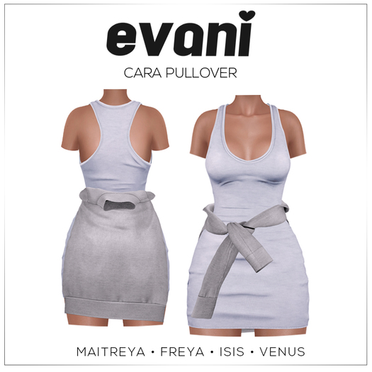 #EVANI-Cara pullover GREY