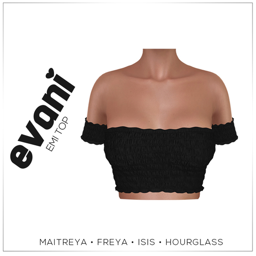 EVANI - Emi top [Black]
