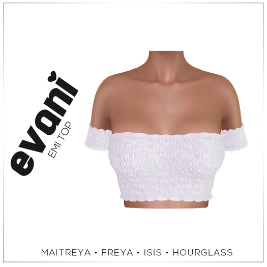 EVANI - Emi top [White]