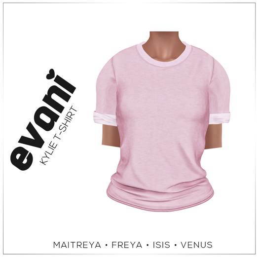 #EVANI-Kylie t-shirt ROSE