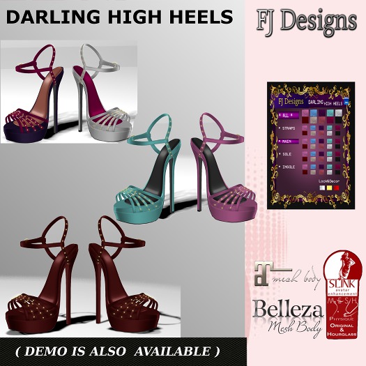 FJ Designs - Darling High Heels 