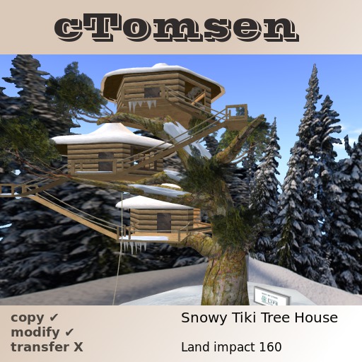 Snowy Tree House