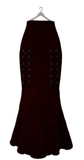 Long Woman Skirt Ruby
