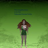 Yabusaka Female Petite Green Naughty dress 2