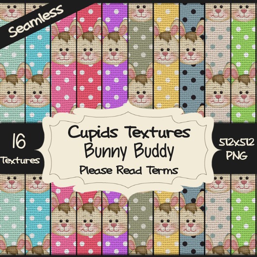 *Cupids Textures * 16 BUNNY BUDDY